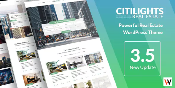 CitiLights Real Estate WordPress Theme
