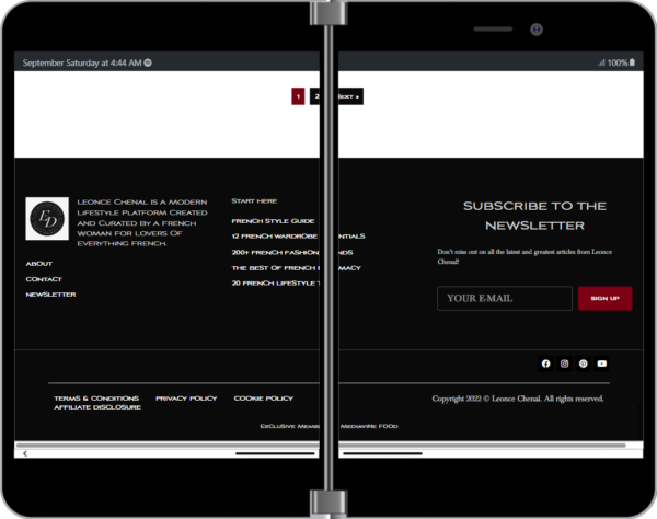 Responsive Footer Template