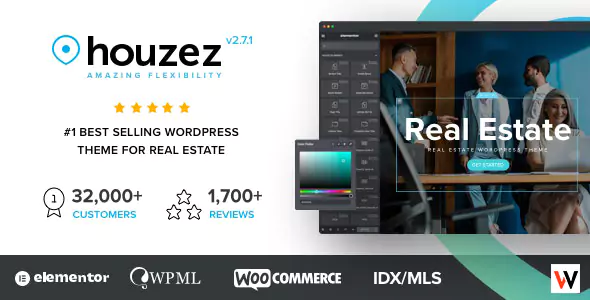 Houzez WordPress Theme Cover Image