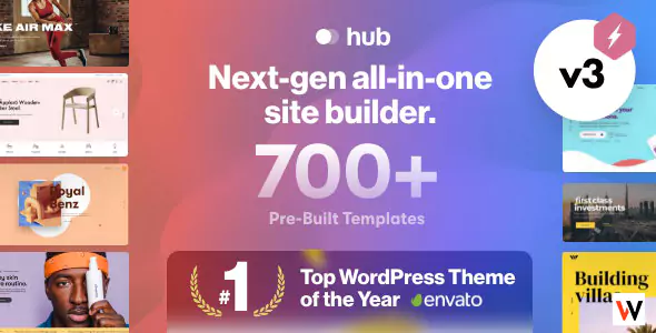 Hub WordPress Theme Cover Image