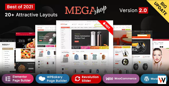 Mega Shop WooCommerce WordPress Theme