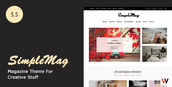 SimpleMag Theme Cover Image