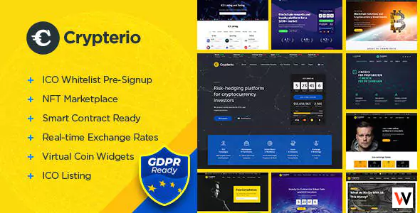 crypterio wordpress theme