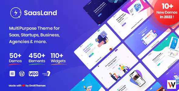 saasland wordpress theme