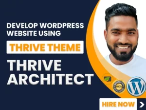 WordPress website using Thrive Architect and Thrive Theme Builder