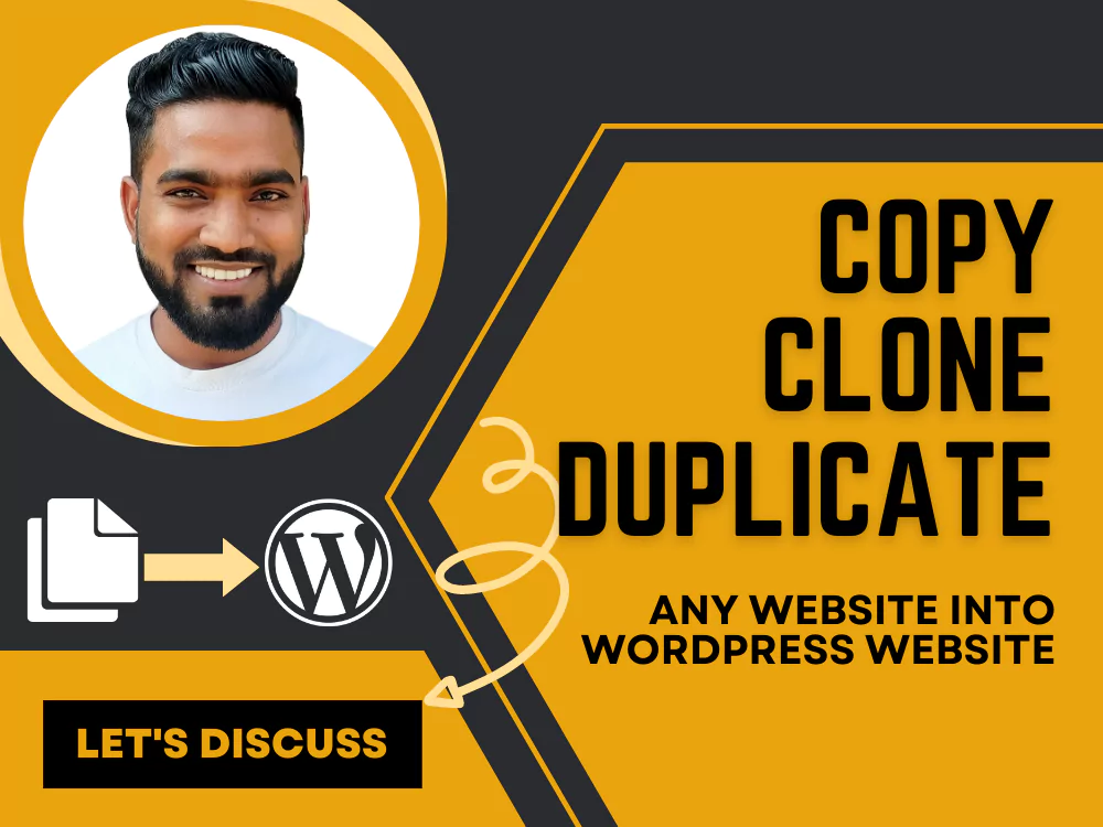 copy, clone or duplicate any website into wordpress website