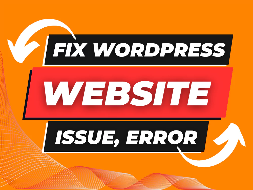fix wordpress website issues, errors or bugs